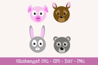 Animal Funny Cute Graphics for Crafts