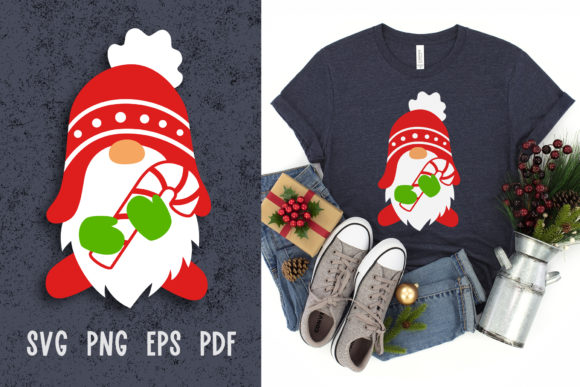 Christmas Gnome Svg for Paper Cutting