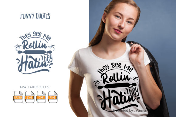 Funny Lettering Graphics for Creative Crafts