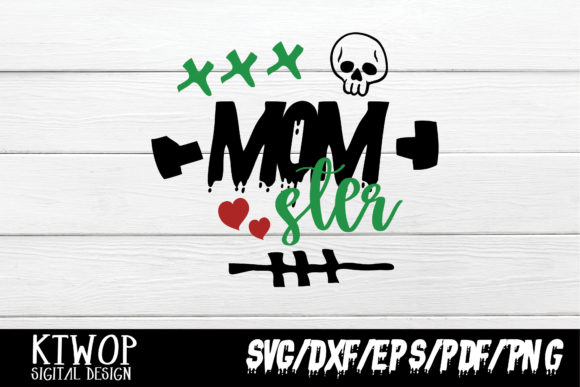 Momster - Funny Halloween Graphics for Crafts