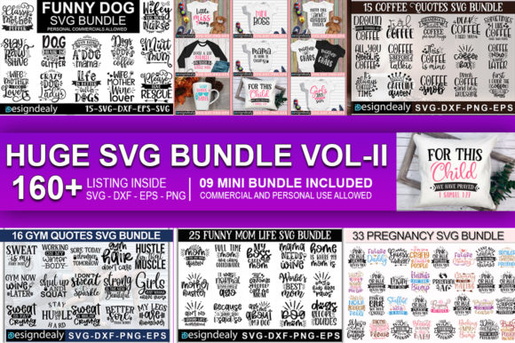 The Huge Bundle Vol-II: Graphics for Crafts and Content